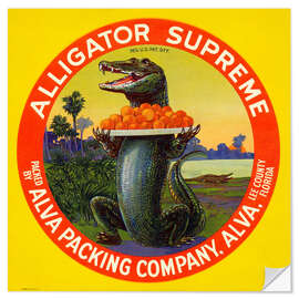 Autocolante decorativo Alligator Supreme