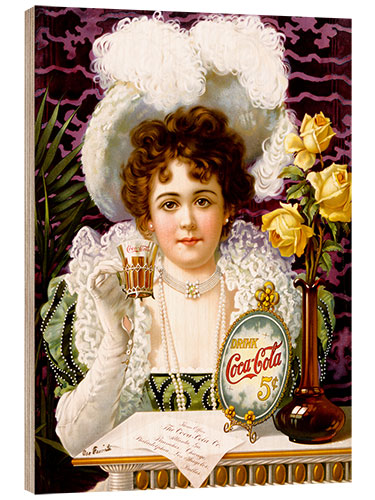 Puutaulu Coca Cola