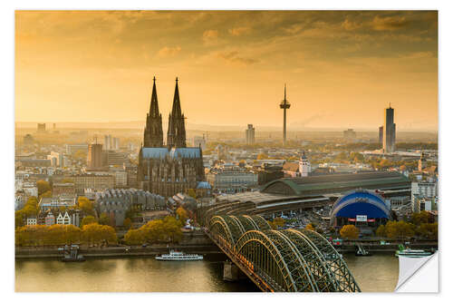 Självhäftande poster Cologne III