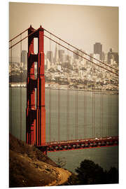 Foam board print San Francisco Retro