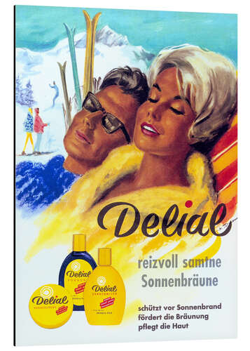 Tableau en aluminium Delial - sexy Suntan