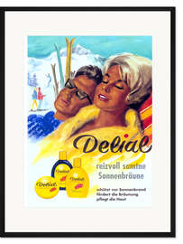 Gerahmter Kunstdruck Delial - reizvolle Sonnenbräune