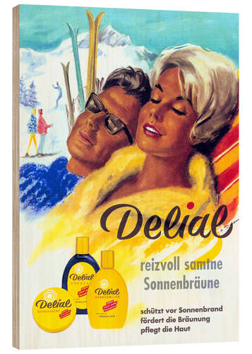 Wood print Delial - sexy Suntan
