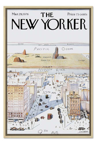 Quadro em tela The New Yorker