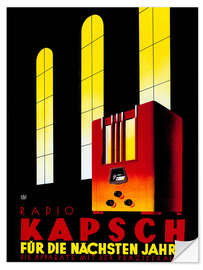 Vinilo para la pared Kapsch Radio - For the next few years