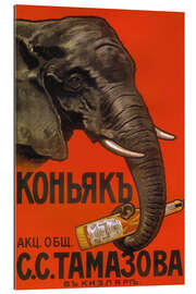 Gallery Print Elefant mit Flasche