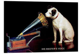 Magnettafel Victor Grammophon, die Stimme seines Herrn