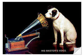 Wandsticker Victor Grammophon, die Stimme seines Herrn