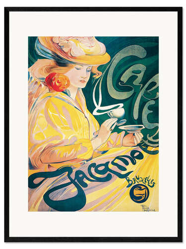 Gerahmter Kunstdruck Café Jacamo