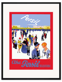 Gerahmter Kunstdruck Persil - das wunderbare Waschmittel