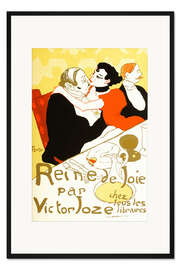 Gerahmter Kunstdruck Reine de Joie par Victor Joze