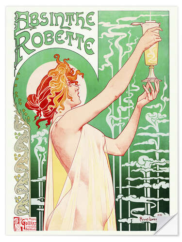 Sticker mural Absinthe Robette