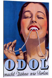 Quadro em alumínio Odol makes teeth like pearls