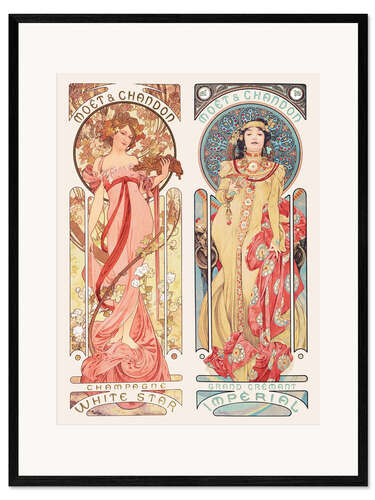 Plakat artystyczny premium w ramie Moët & Chandon
