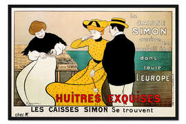 Gerahmter Kunstdruck Exquisite Austern (französisch)