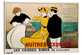 Magnettafel Exquisite Austern (französisch)