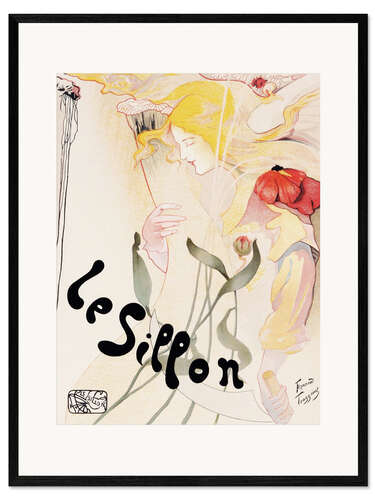 Gerahmter Kunstdruck Le Sillon