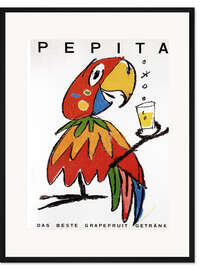 Gerahmter Kunstdruck Pepita