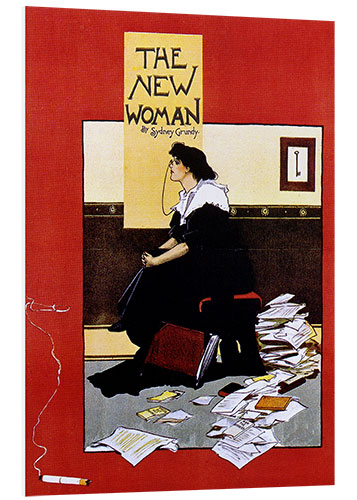 Print på skumplade The new woman by Sydney Grundy