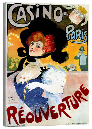 Stampa su tela Casino de Paris