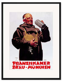Gerahmter Kunstdruck Franziskaner Bräu