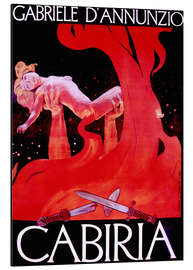 Magnettafel Gabriele D'Annunzio, Cabiria
