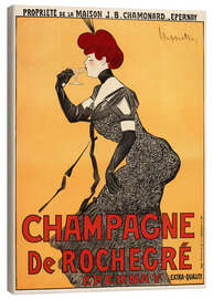 Tableau sur toile  Champagne de Rochegré - Leonetto Cappiello