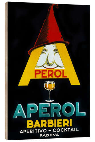 Stampa su legno Aperol Barbieri
