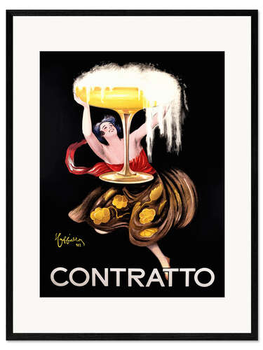Gerahmter Kunstdruck Contratto