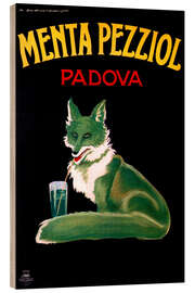 Holzbild Menta Pezziol Padova - Marcello Dudovich