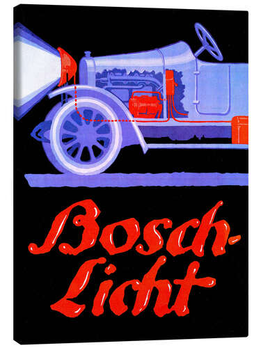 Canvas print Bosch light