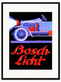 Kunsttryk i ramme Bosch light