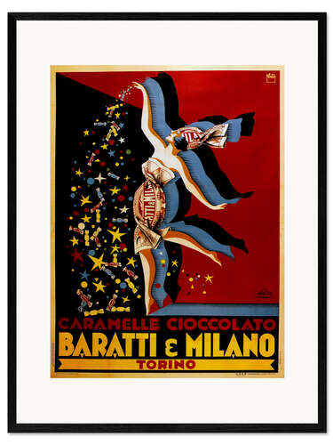 Ingelijste kunstdruk Baratti & Milano