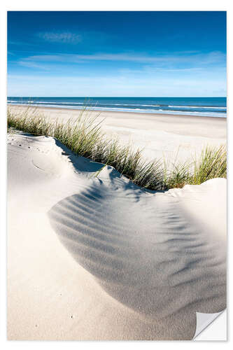 Muursticker Langeoog beach