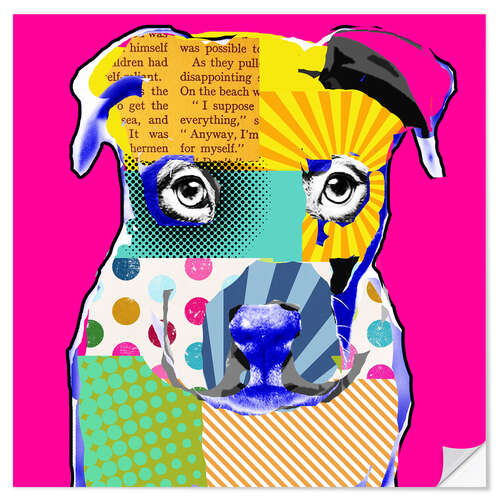 Wall sticker Pop Art Bulldogge