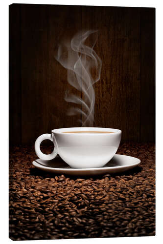 Canvastavla Coffee cup bean aroma