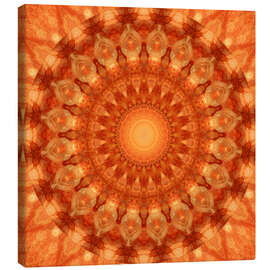 Lienzo Mandala orange