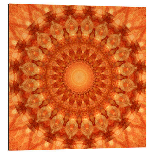 Galleritryk Mandala orange