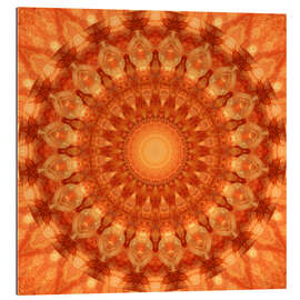 Gallery print Mandala orange