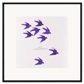 Framed art print Images Book - Goodbye