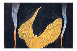 Wall print  Serpentine Dancer - Design for Lois Fuller - Koloman Moser