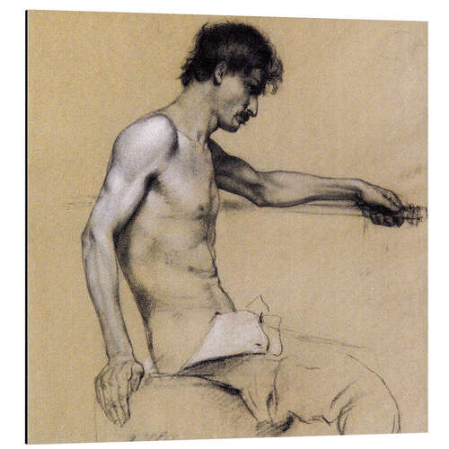 Stampa su alluminio Studio nudo maschile