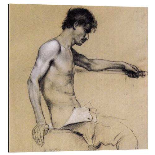 Galleritryck Male nude study