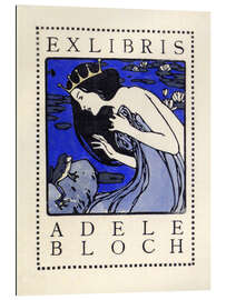 Galleritryck Bookplate for Adele Bloch