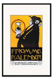 Gerahmter Kunstdruck Frommes Kalender