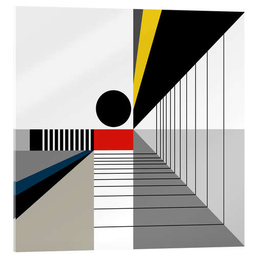 Acrylic print Black point