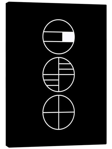 Canvas print Bauhaus Glyphs