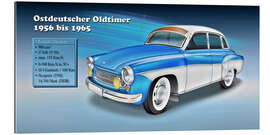 Galleriprint Oldtimer Wartburg 311, GDR nostalgia