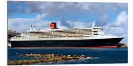 Gallery print Queen Mary 2 in the port of La Palma