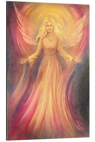 Aluminium print Angel of light and love